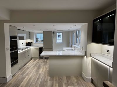Under cupboard and worktop lighting in Biddulph